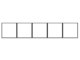 5 chairs icon