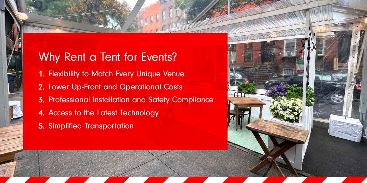 Why Rent a Tent for Events?