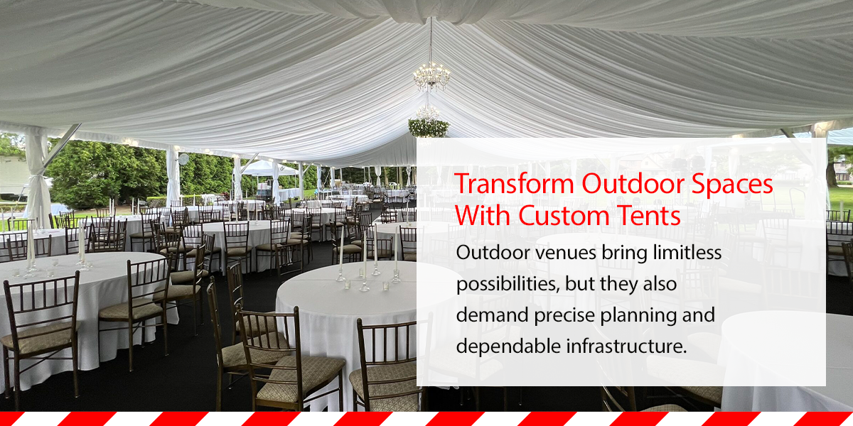 Transform Outdoor Spaces With Custom Tents